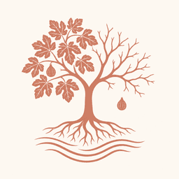 Incir Consultancy emblem — fig tree, gratitude and flow
